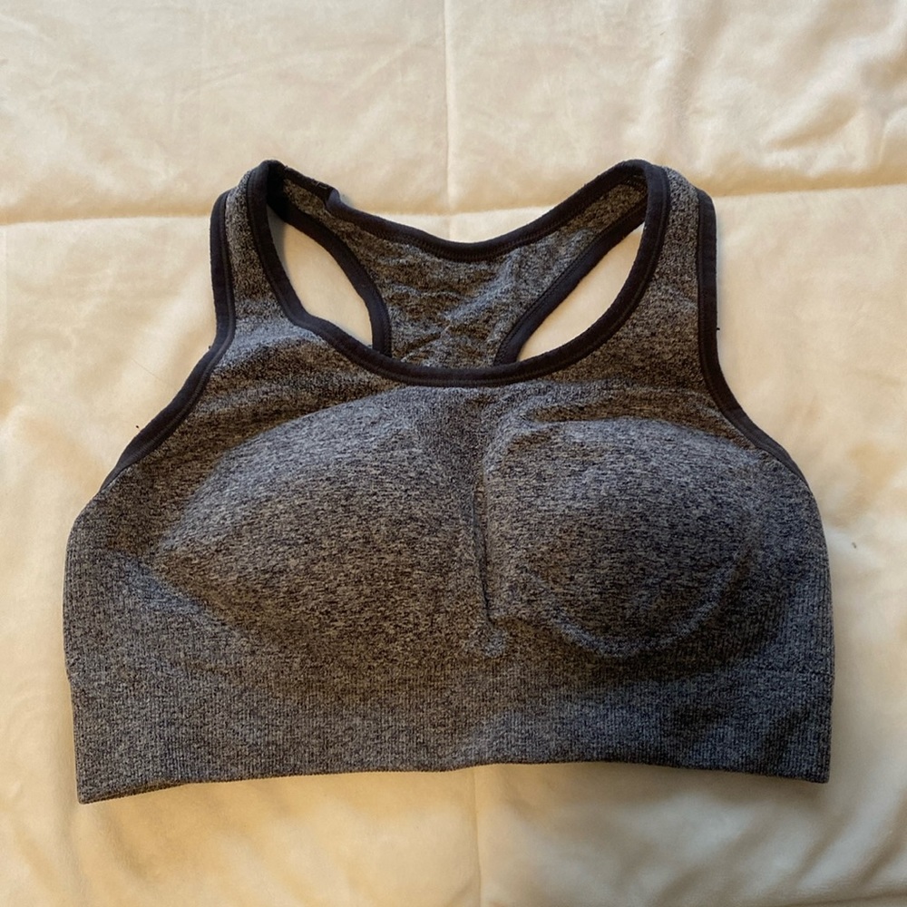 Women’s sports bra, size small, color grey